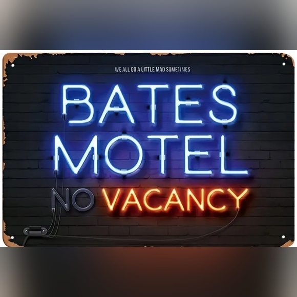 Bates Model Aluminum Decorative Sign - Picture 1 of 6